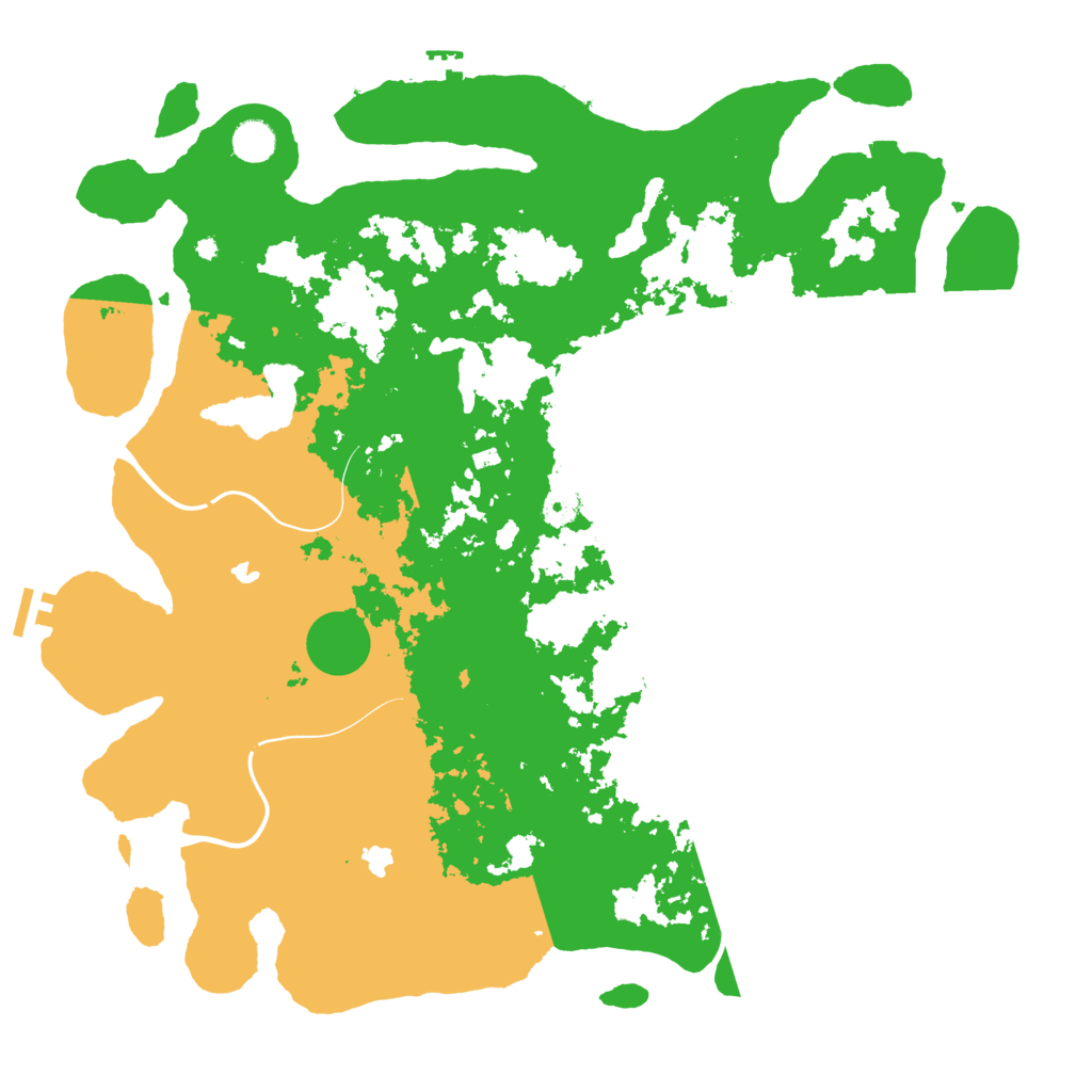 Biome Rust Map: Procedural Map, Size: 4500, Seed: 354957544