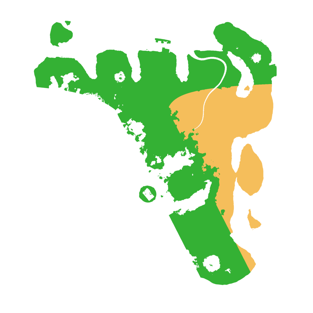 Biome Rust Map: Procedural Map, Size: 3000, Seed: 25660267