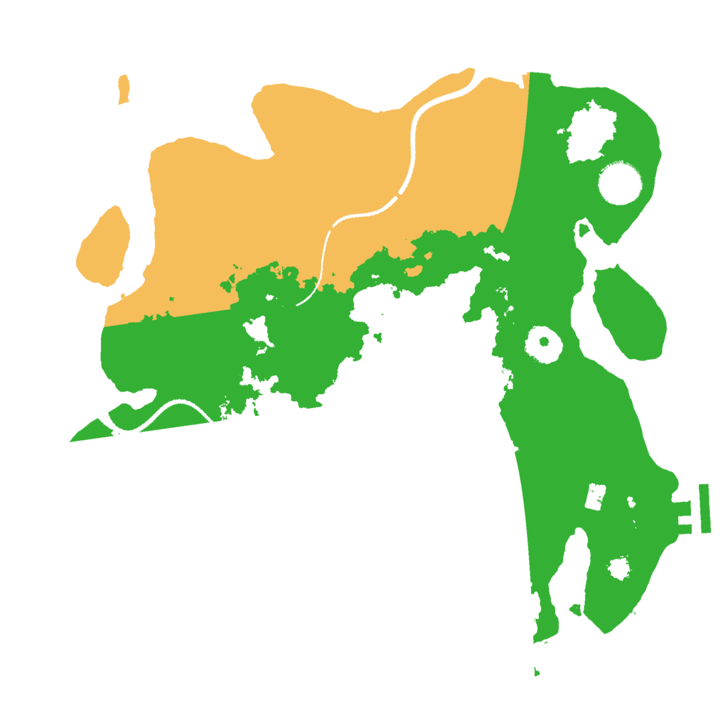 Biome Rust Map: Procedural Map, Size: 3000, Seed: 41827059