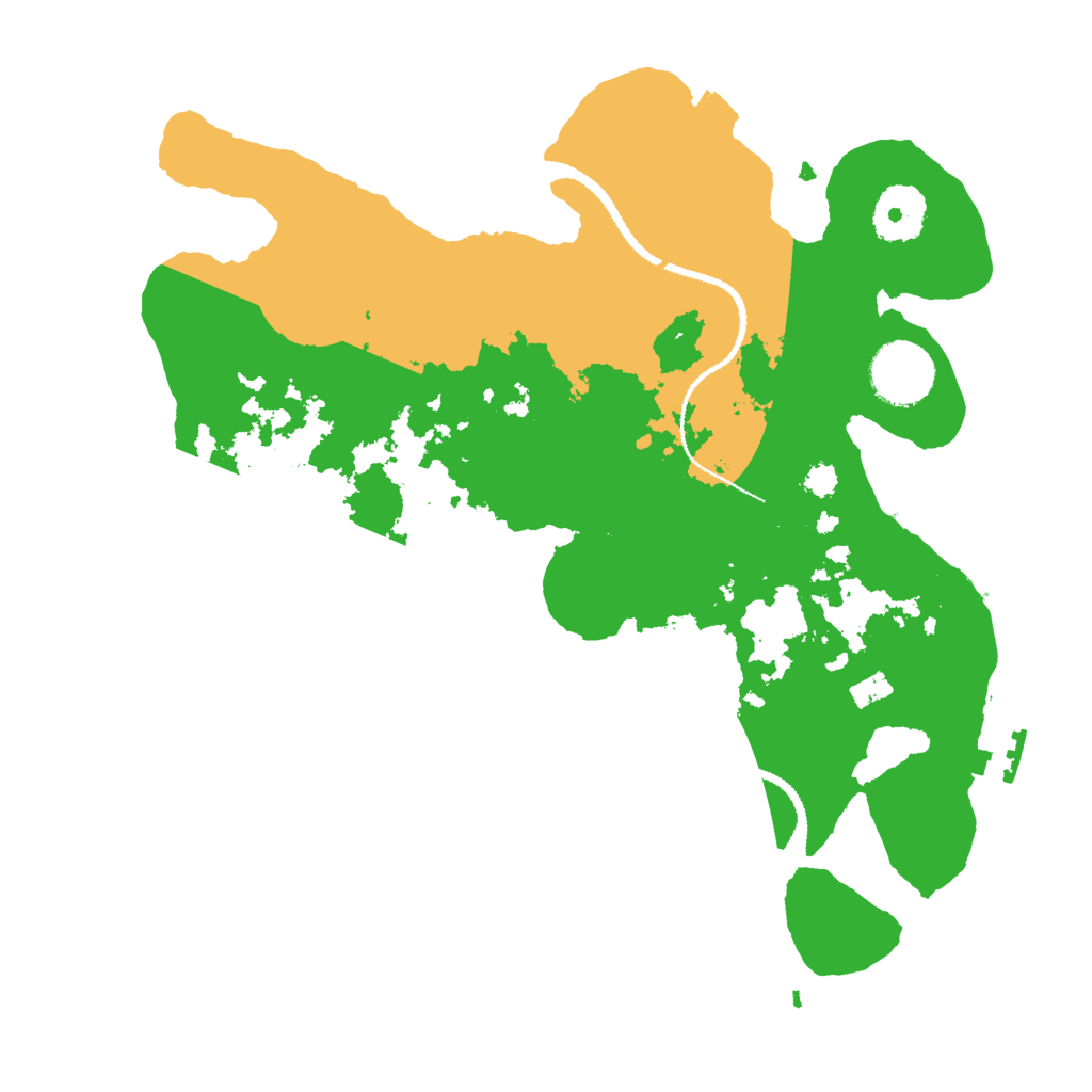 Biome Rust Map: Procedural Map, Size: 3000, Seed: 1448106149