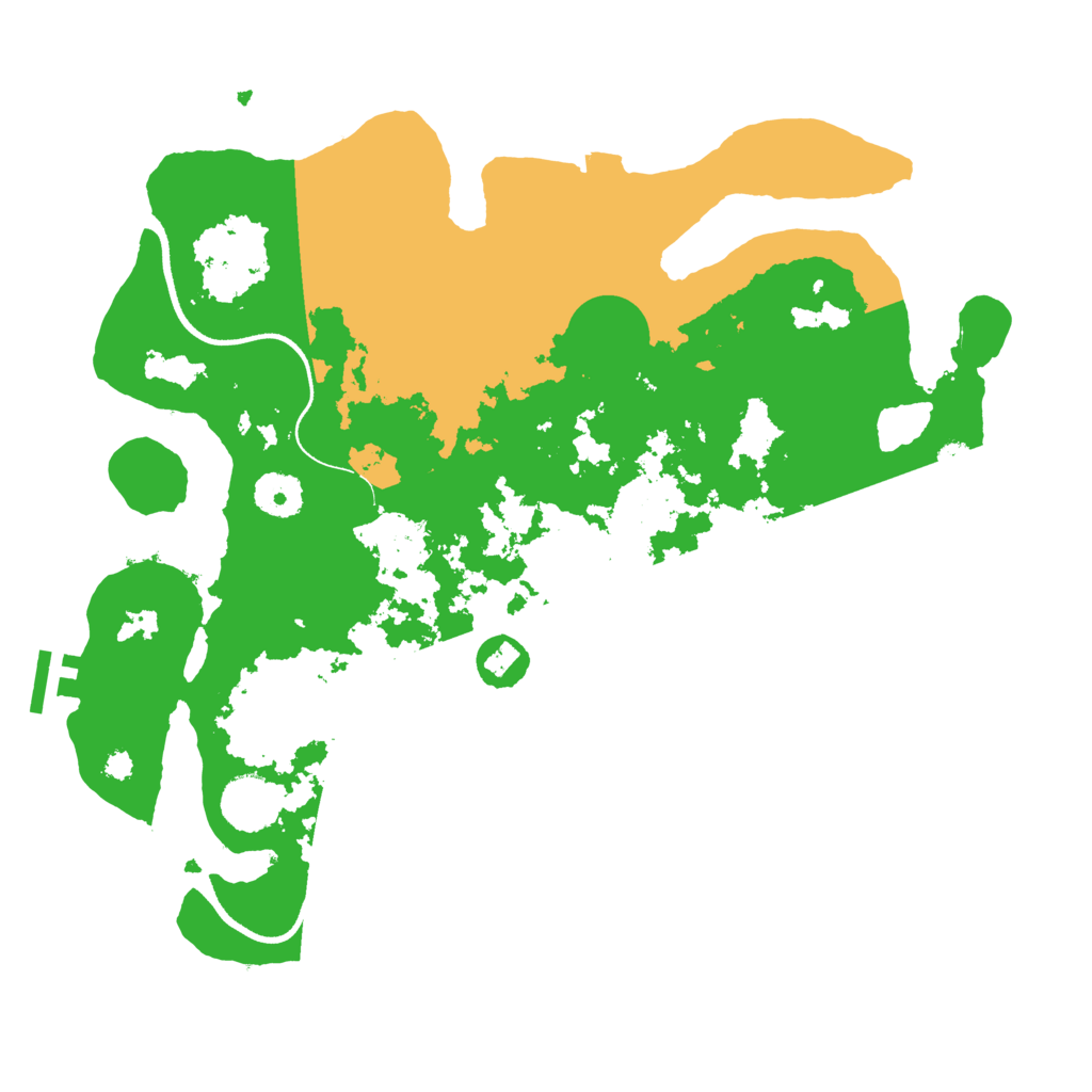 Biome Rust Map: Procedural Map, Size: 3500, Seed: 997960896