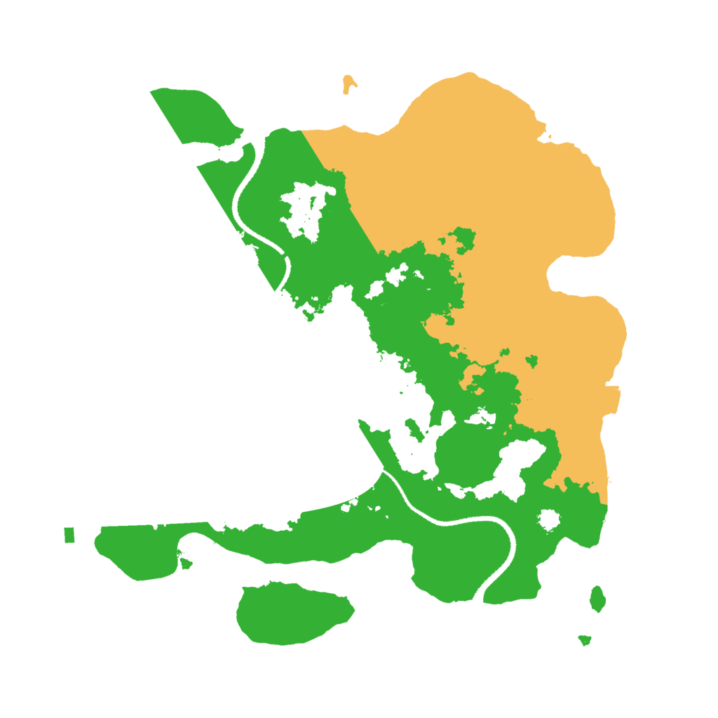 Biome Rust Map: Procedural Map, Size: 3000, Seed: 200076712