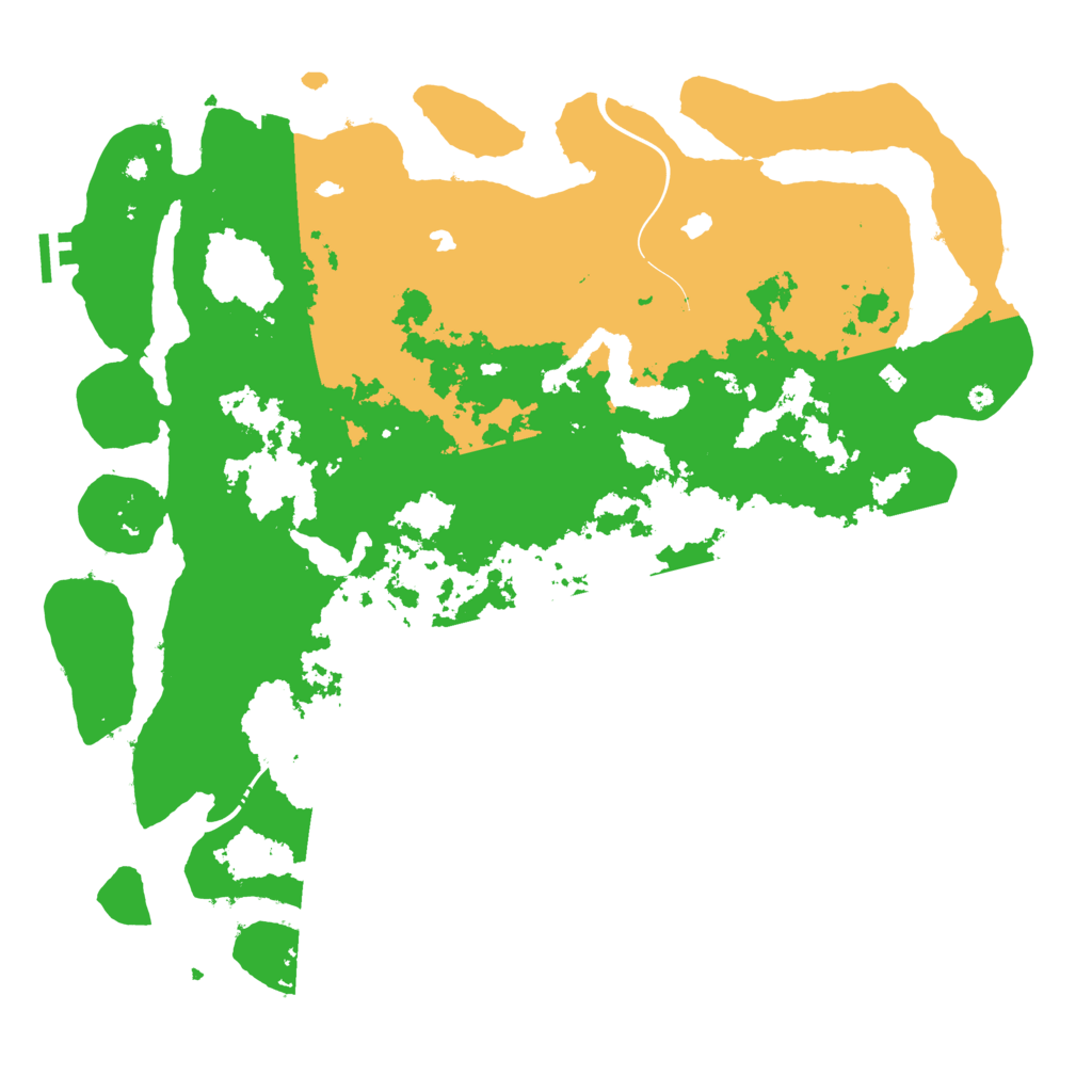 Biome Rust Map: Procedural Map, Size: 4500, Seed: 925859935