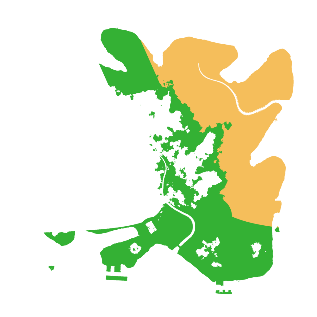 Biome Rust Map: Procedural Map, Size: 3000, Seed: 10175