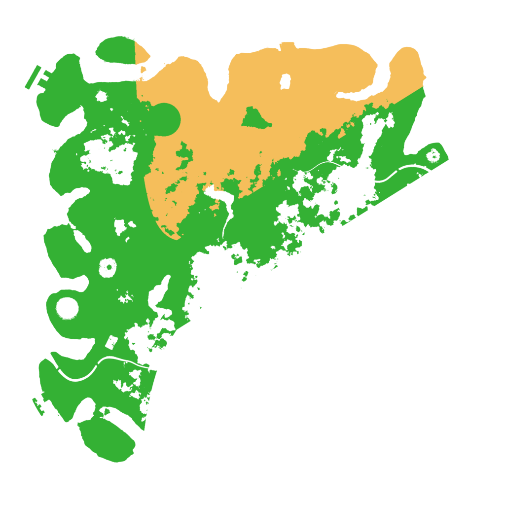 Biome Rust Map: Procedural Map, Size: 4000, Seed: 32054