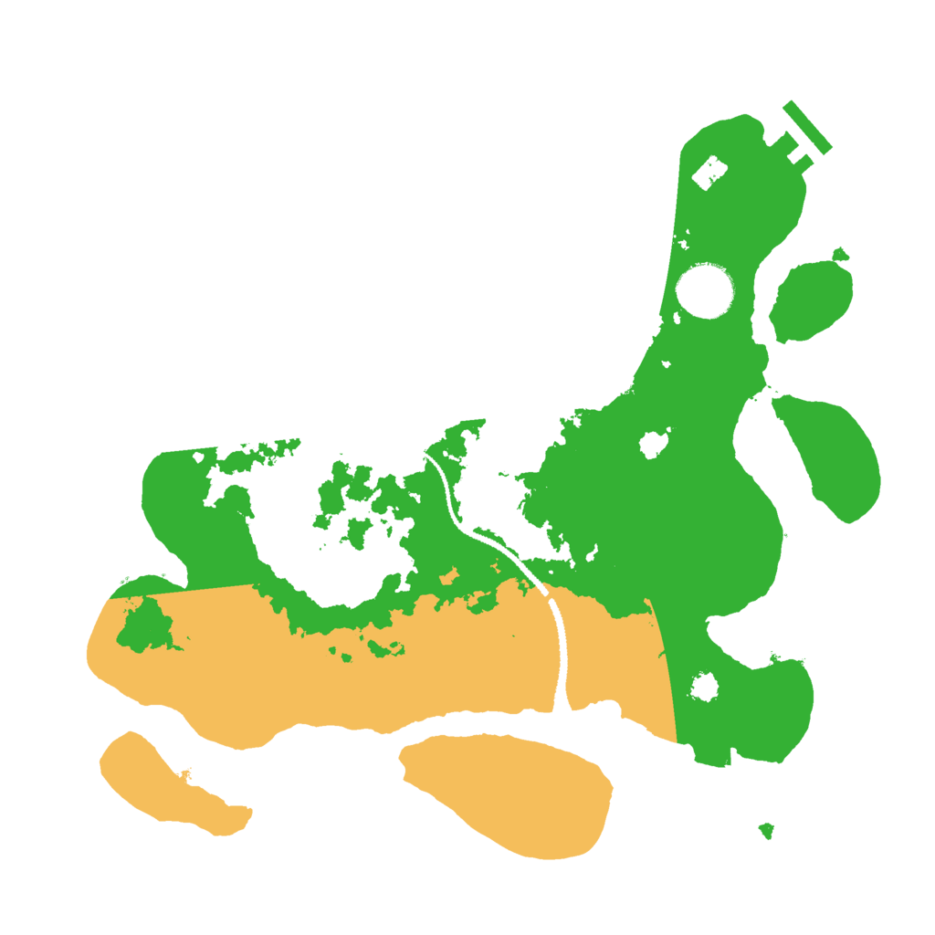 Biome Rust Map: Procedural Map, Size: 3000, Seed: 43271