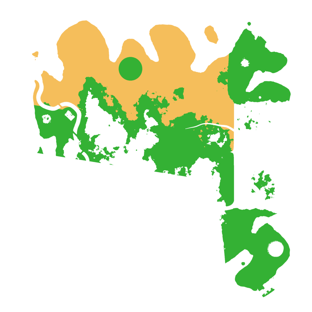 Biome Rust Map: Procedural Map, Size: 3500, Seed: 65478451