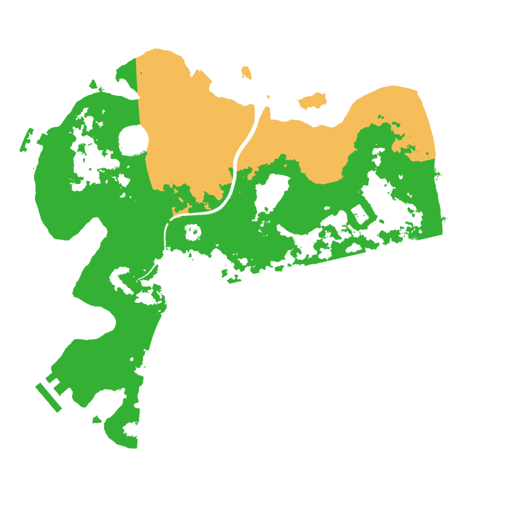 Biome Rust Map: Procedural Map, Size: 3000, Seed: 20685