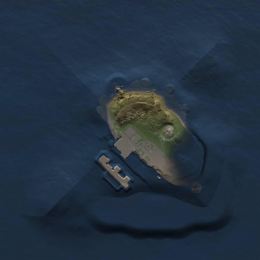 Rust Map: Procedural Map, Size: 1000, Seed: 581077019, 2 Monuments