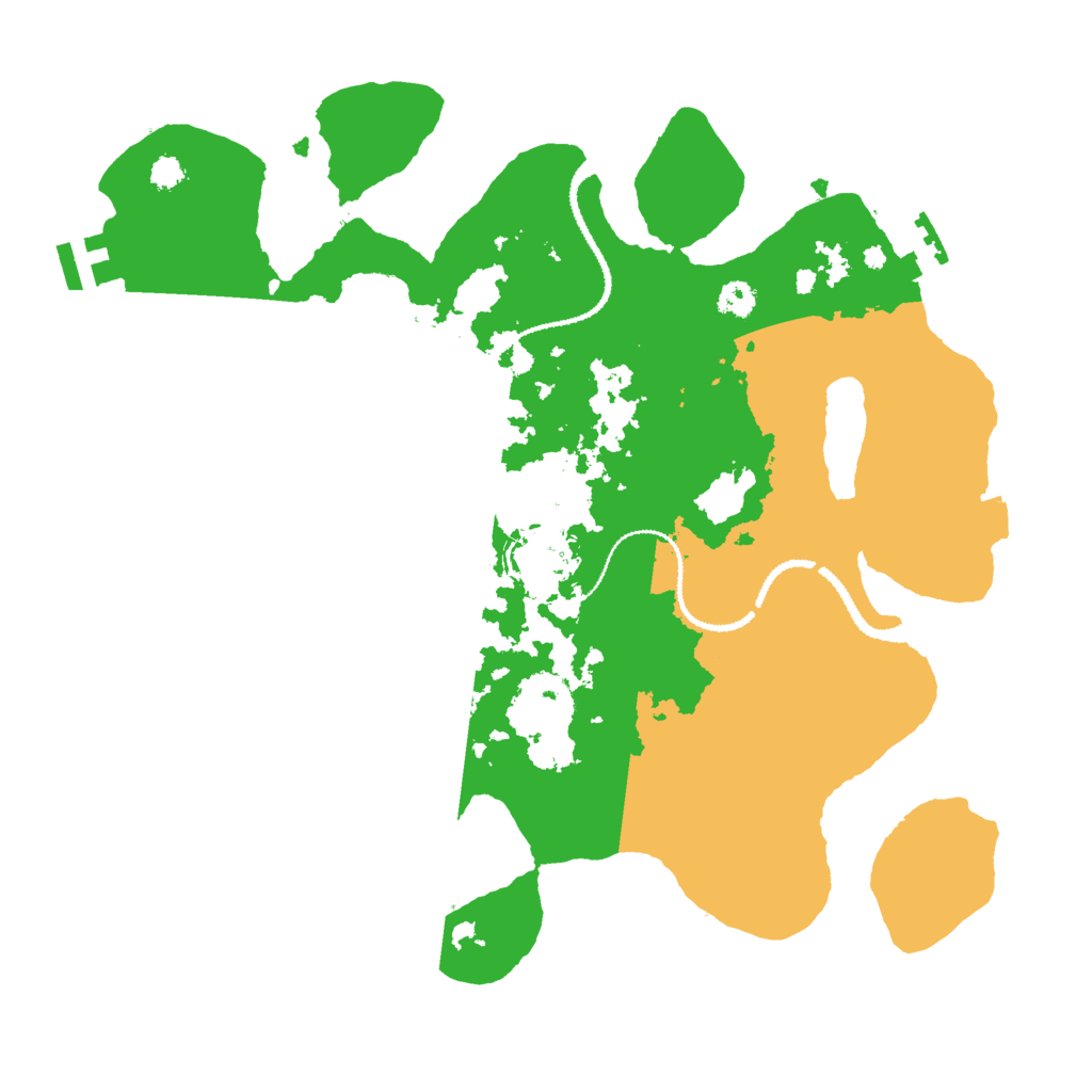 Biome Rust Map: Procedural Map, Size: 3000, Seed: 913923880