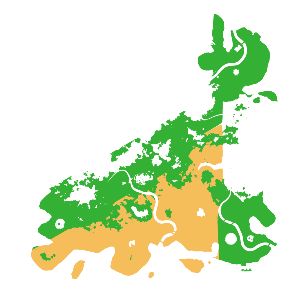 Biome Rust Map: Procedural Map, Size: 4500, Seed: 719142567