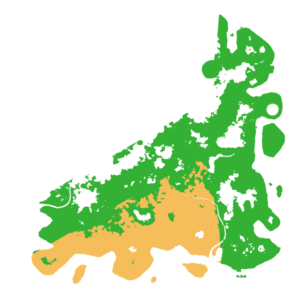 Biome Rust Map: Procedural Map, Size: 4500, Seed: 719142567