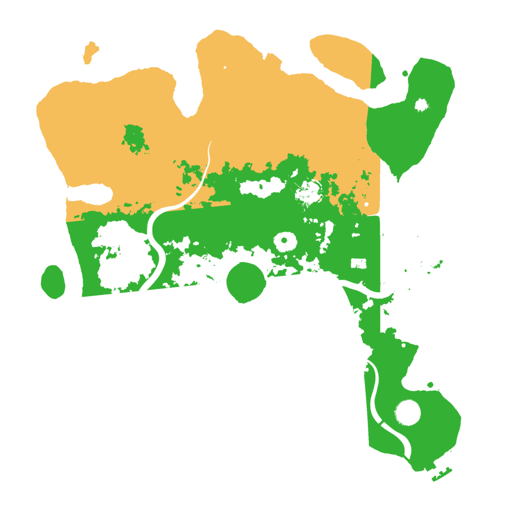 Biome Rust Map: Procedural Map, Size: 3500, Seed: 1791108268