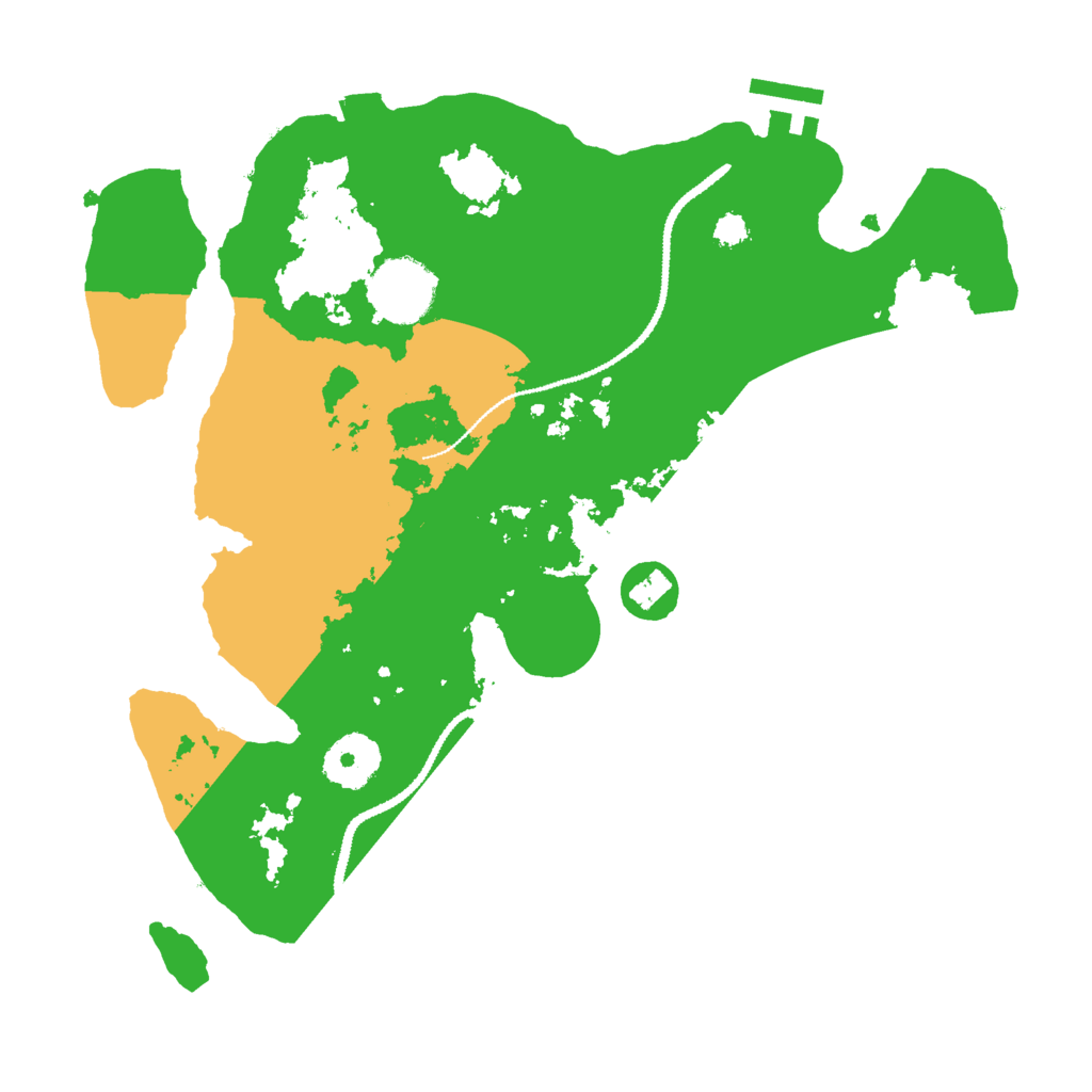 Biome Rust Map: Procedural Map, Size: 3000, Seed: 1134372642