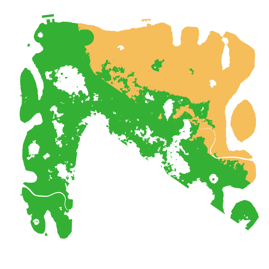 Biome Rust Map: Procedural Map, Size: 4500, Seed: 1104756425