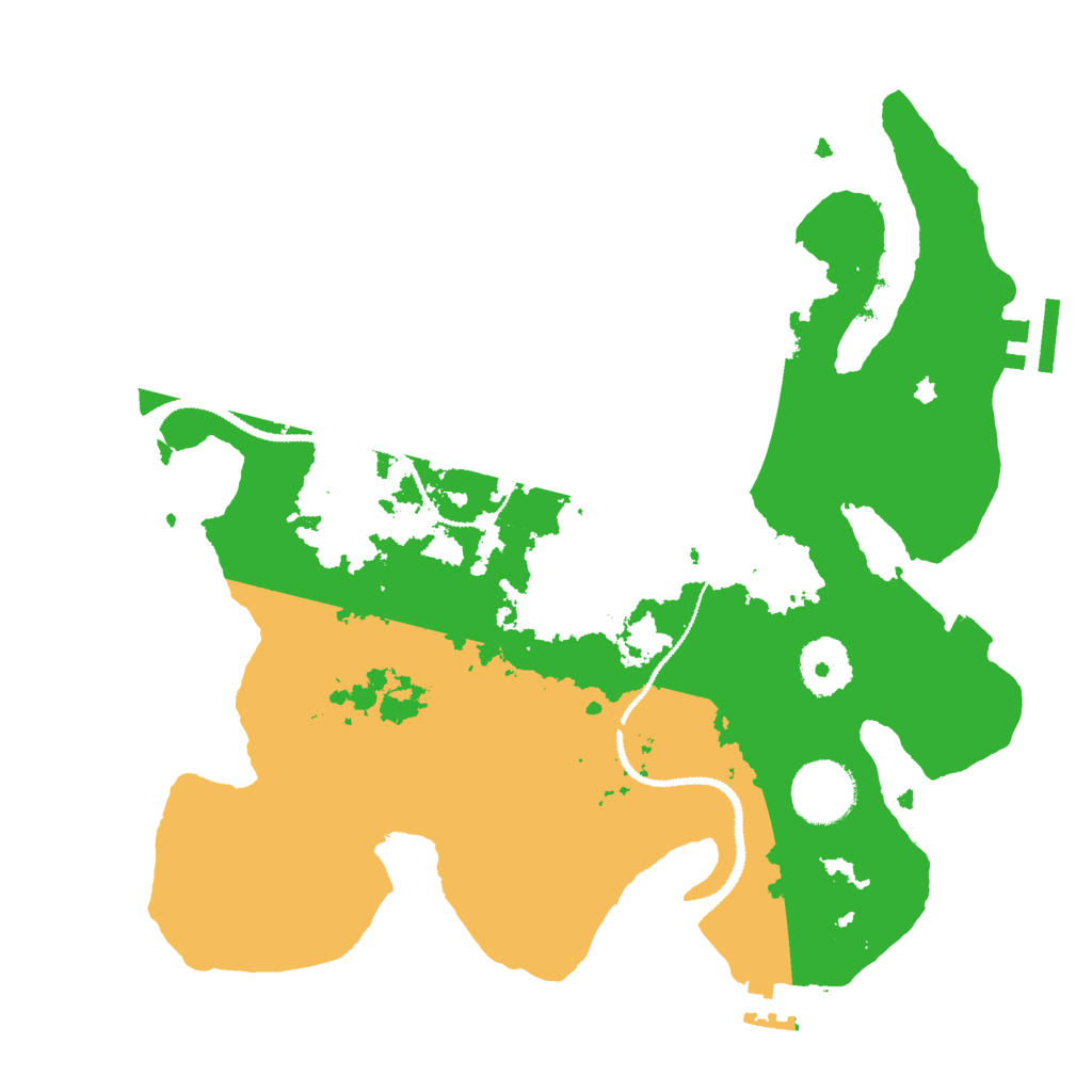 Biome Rust Map: Procedural Map, Size: 3000, Seed: 724330083