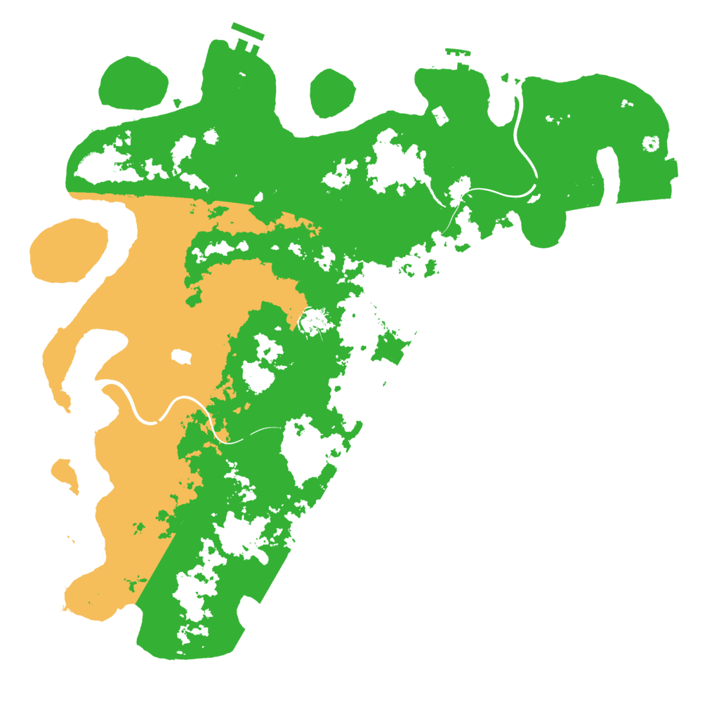 Biome Rust Map: Procedural Map, Size: 4300, Seed: 8356835
