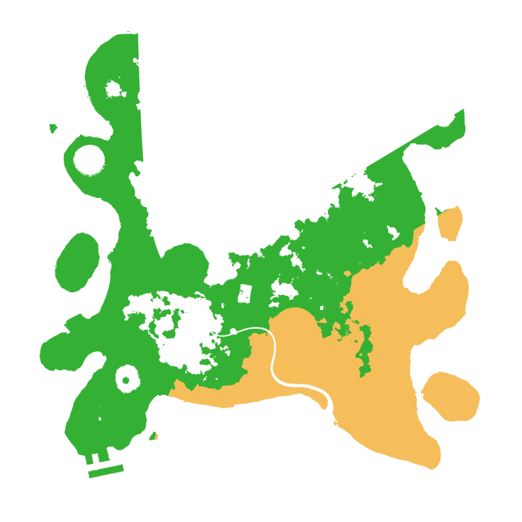 Biome Rust Map: Procedural Map, Size: 3000, Seed: 614537985
