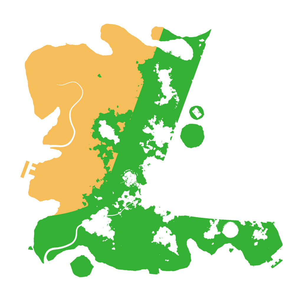 Biome Rust Map: Procedural Map, Size: 3500, Seed: 1910867219