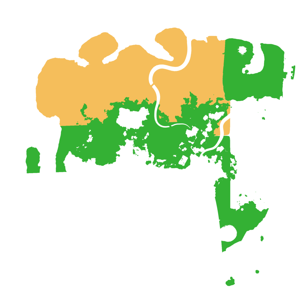 Biome Rust Map: Procedural Map, Size: 3350, Seed: 775890798