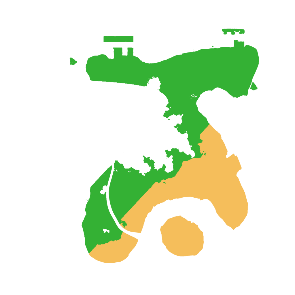 Biome Rust Map: Procedural Map, Size: 2000, Seed: 1532523