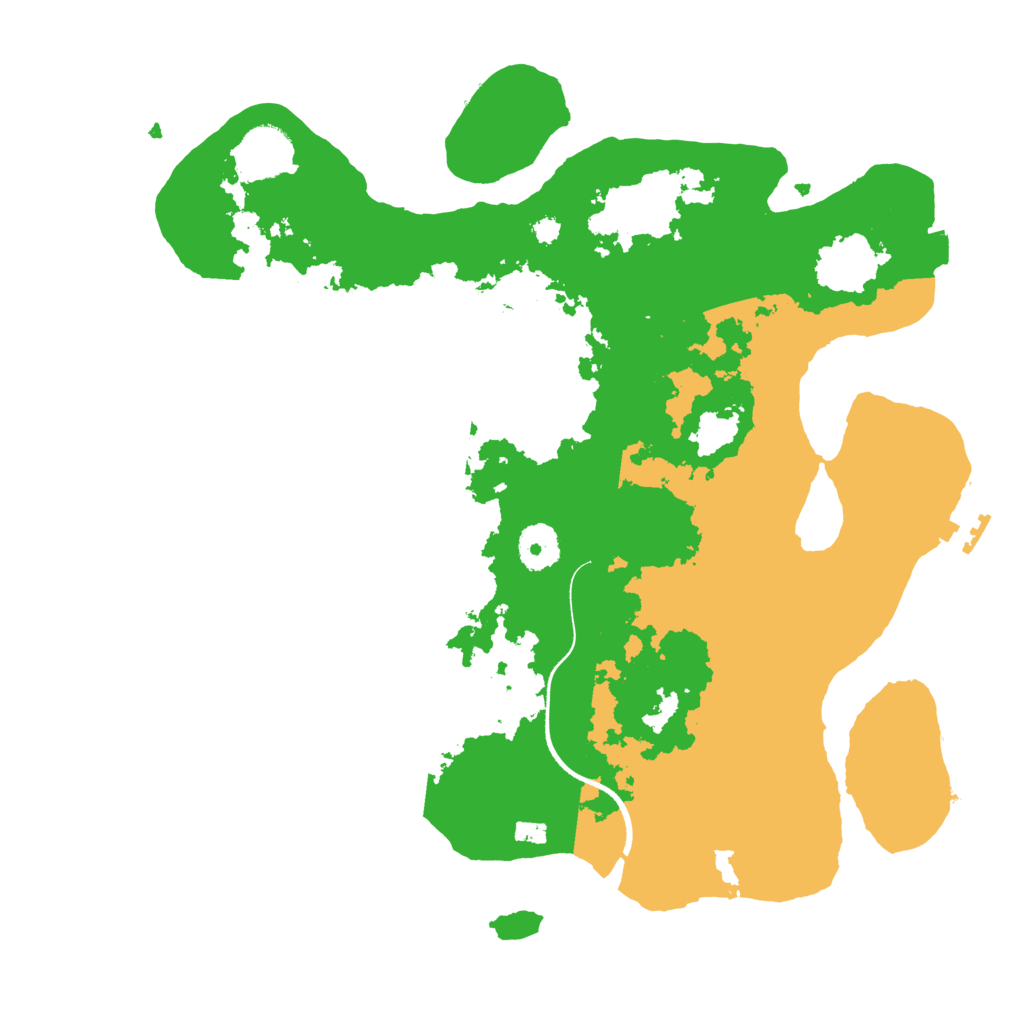 Biome Rust Map: Procedural Map, Size: 3500, Seed: 19093914