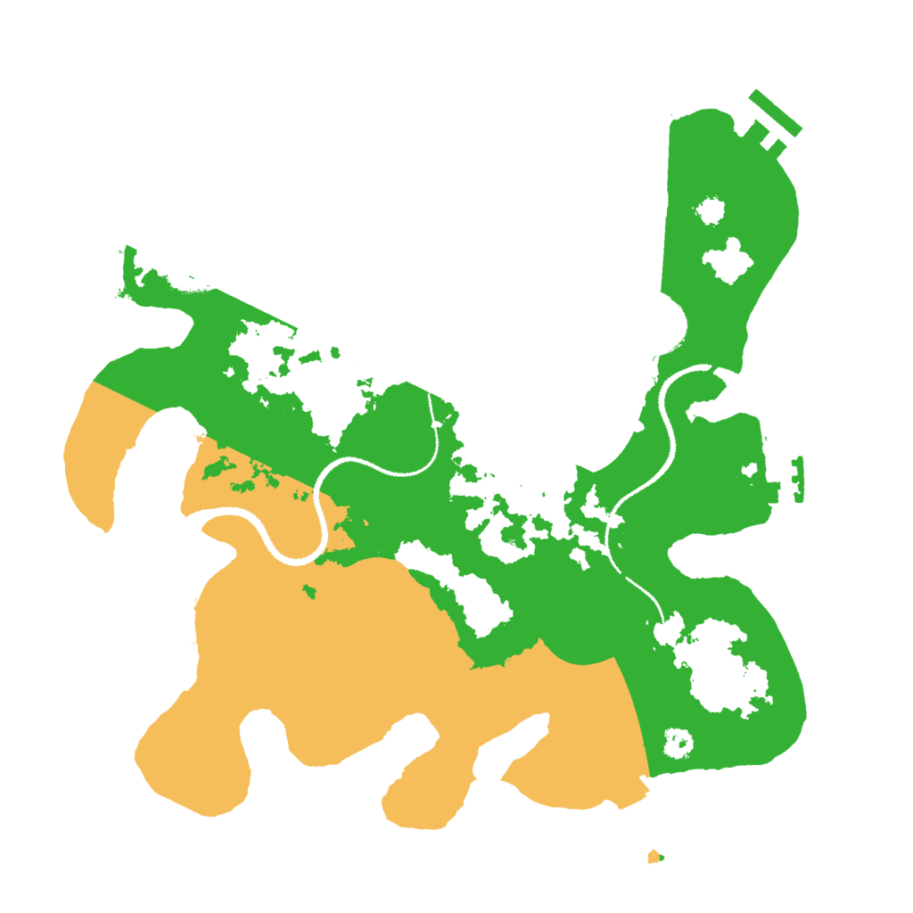 Biome Rust Map: Procedural Map, Size: 3000, Seed: 1341527999