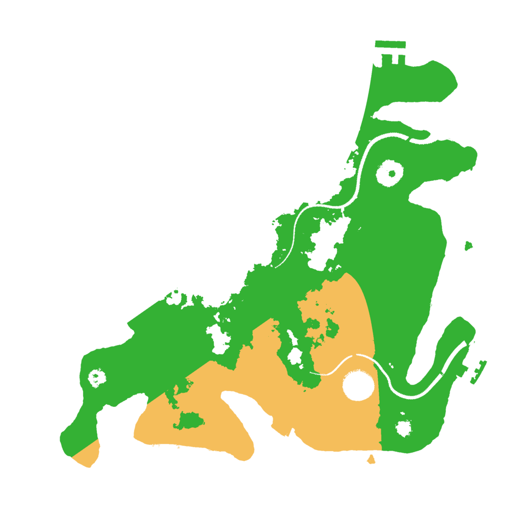 Biome Rust Map: Procedural Map, Size: 3000, Seed: 45285