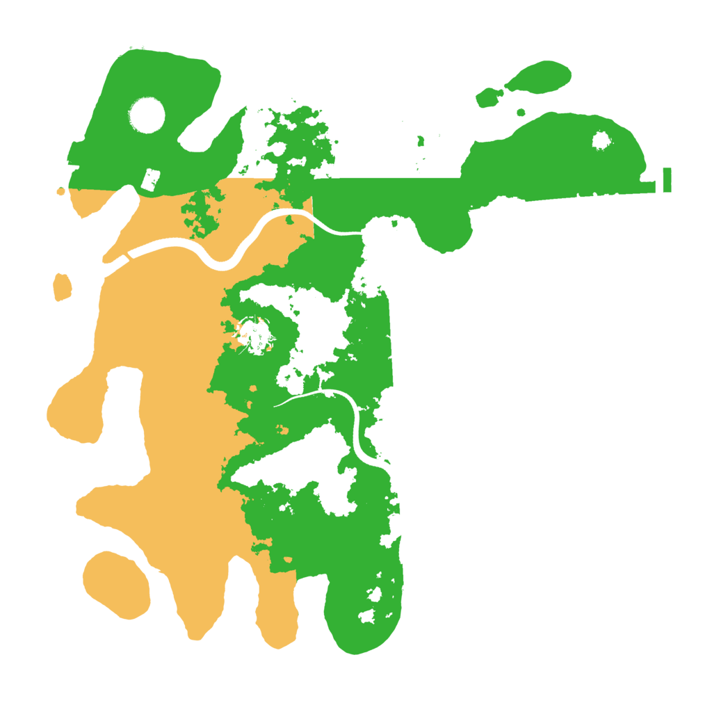 Biome Rust Map: Procedural Map, Size: 3500, Seed: 1907395547