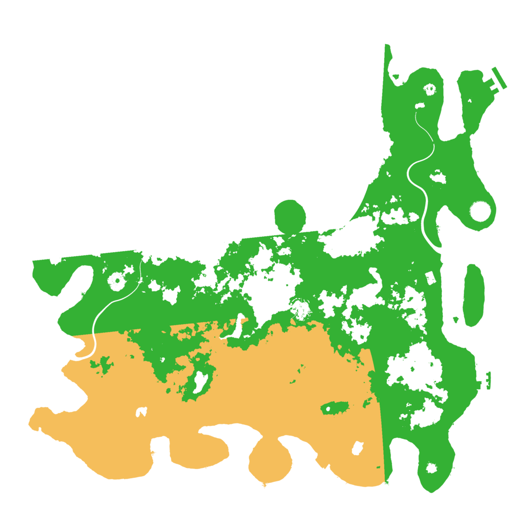 Biome Rust Map: Procedural Map, Size: 4500, Seed: 423076138