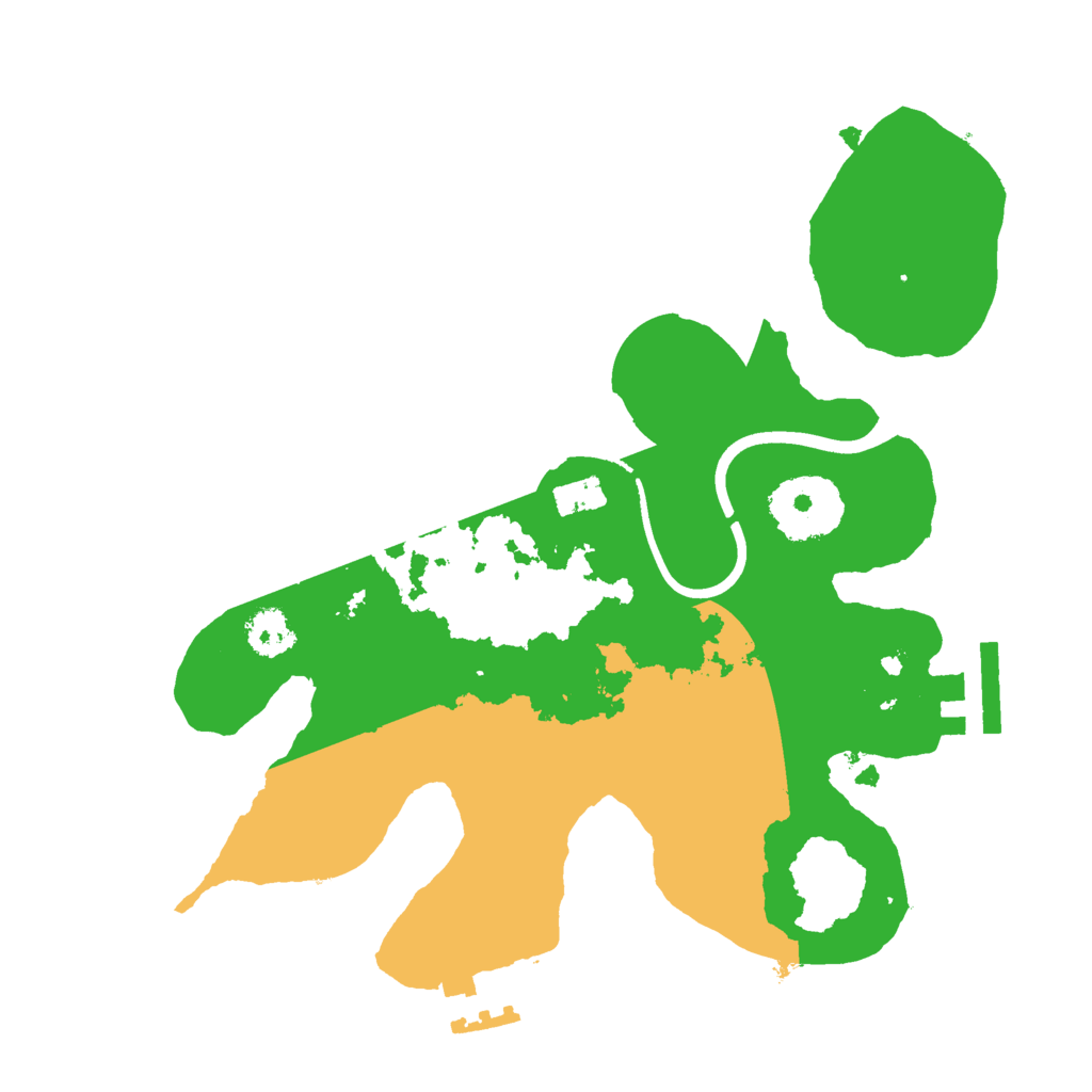 Biome Rust Map: Procedural Map, Size: 2410, Seed: 57287