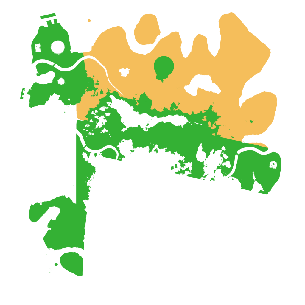 Biome Rust Map: Procedural Map, Size: 4000, Seed: 186316