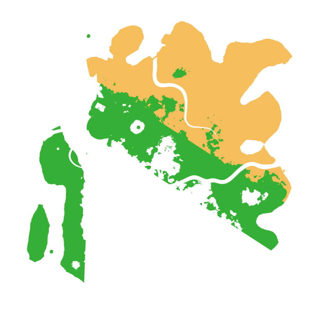 Biome Rust Map: Procedural Map, Size: 3500, Seed: 705623281