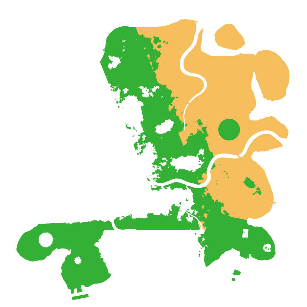 Biome Rust Map: Procedural Map, Size: 3750, Seed: 1273203299