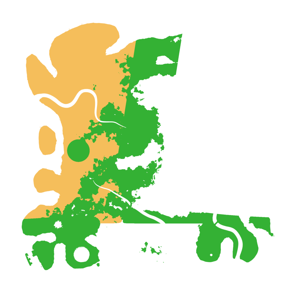 Biome Rust Map: Procedural Map, Size: 3500, Seed: 1803205618
