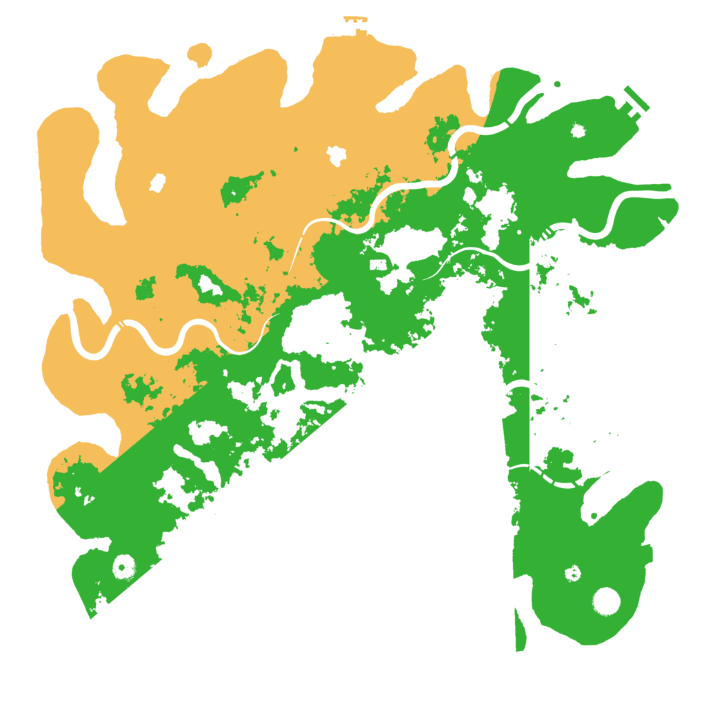 Biome Rust Map: Procedural Map, Size: 4500, Seed: 22772