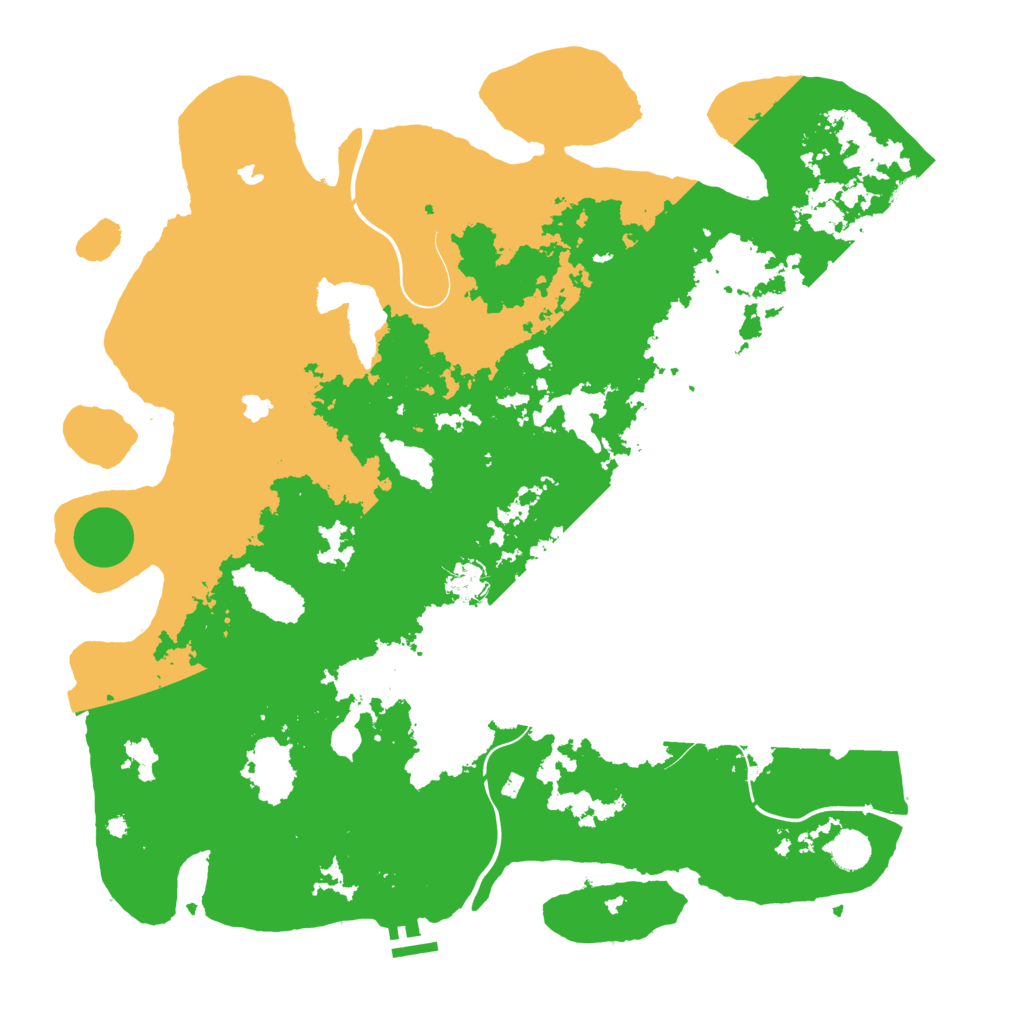 Biome Rust Map: Procedural Map, Size: 4500, Seed: 819013704