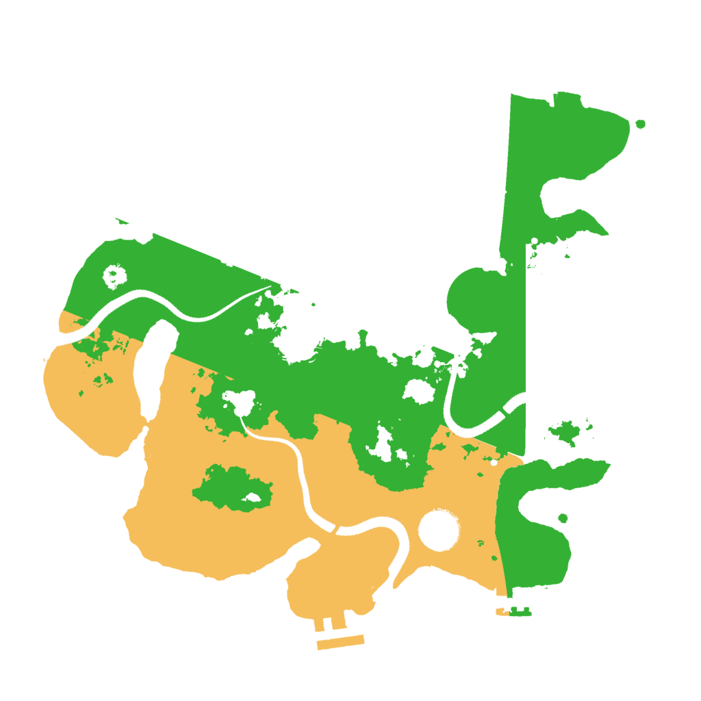 Biome Rust Map: Procedural Map, Size: 3000, Seed: 976200857