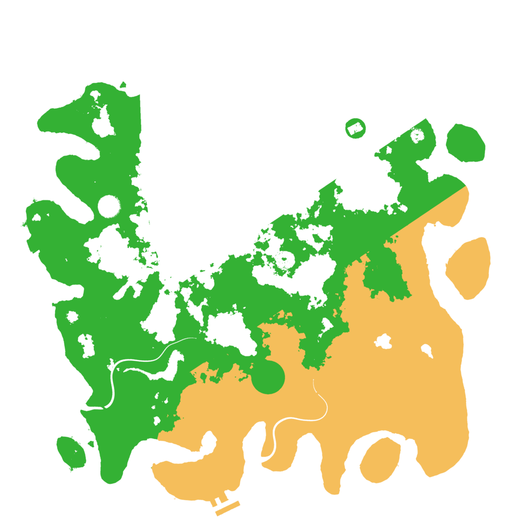Biome Rust Map: Procedural Map, Size: 4096, Seed: 18817
