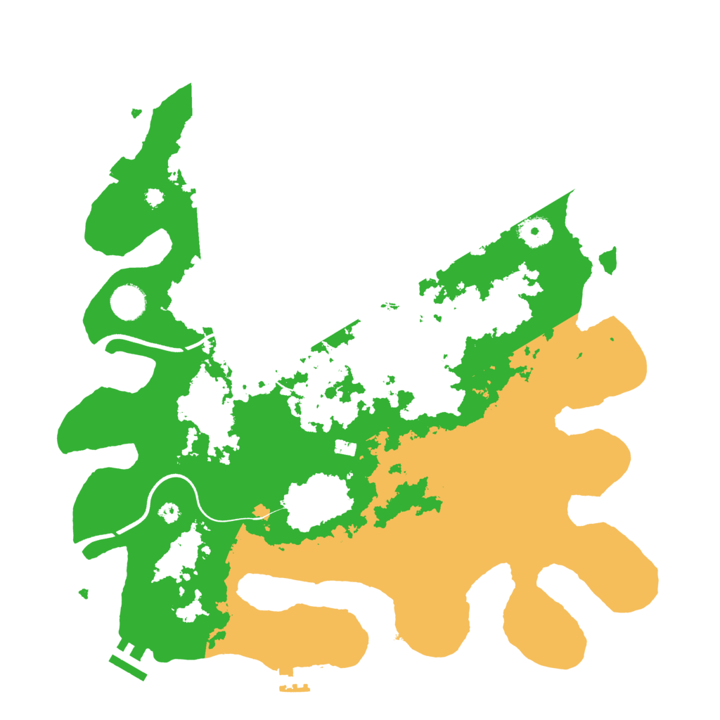 Biome Rust Map: Procedural Map, Size: 3600, Seed: 916