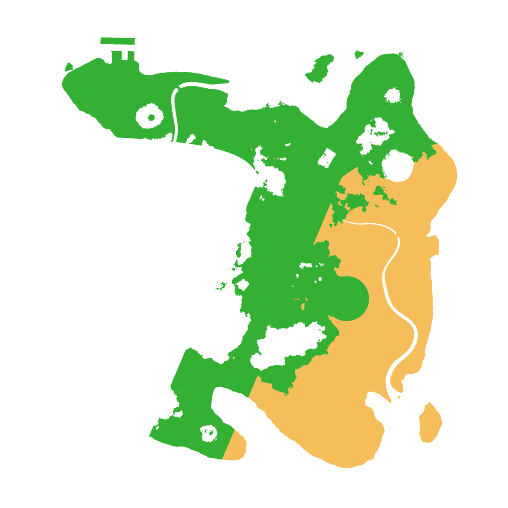 Biome Rust Map: Procedural Map, Size: 3000, Seed: 1621057398
