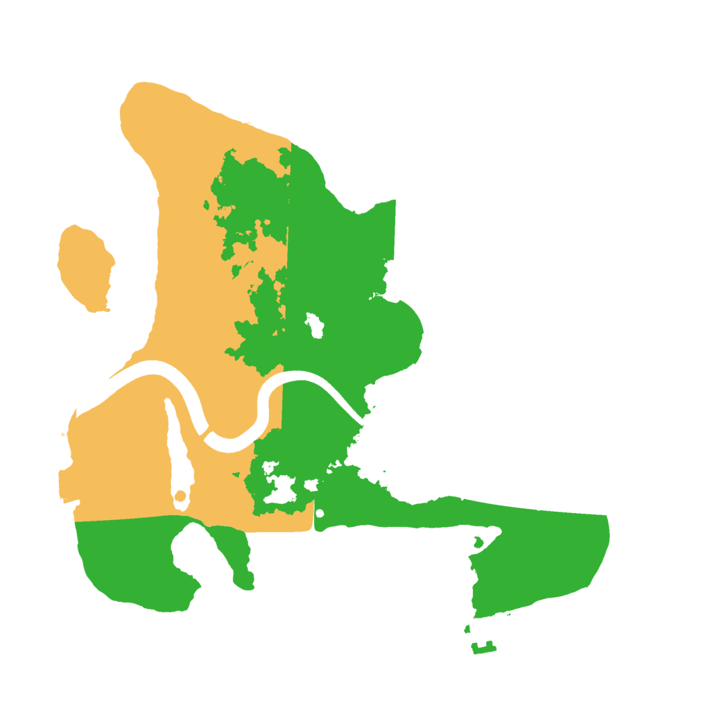 Biome Rust Map: Procedural Map, Size: 2500, Seed: 1725516608