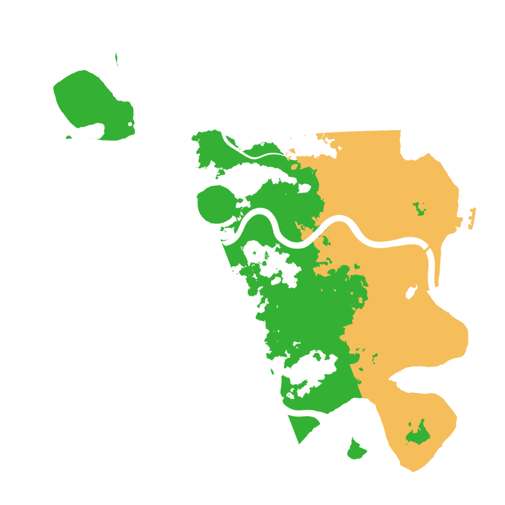 Biome Rust Map: Procedural Map, Size: 3500, Seed: 200695538