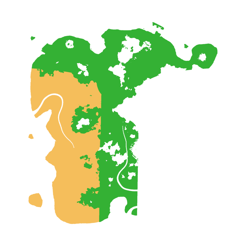 Biome Rust Map: Procedural Map, Size: 3000, Seed: 2000101008