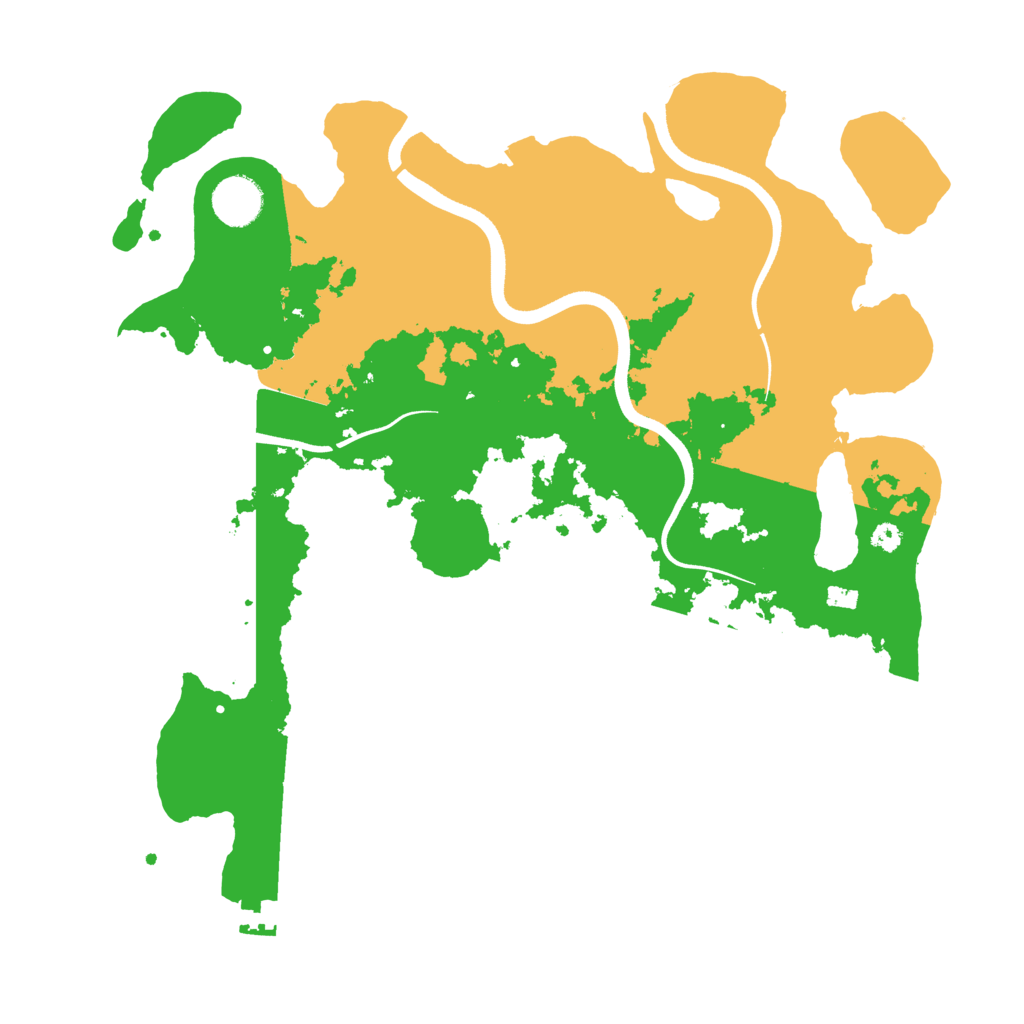 Biome Rust Map: Procedural Map, Size: 3600, Seed: 720