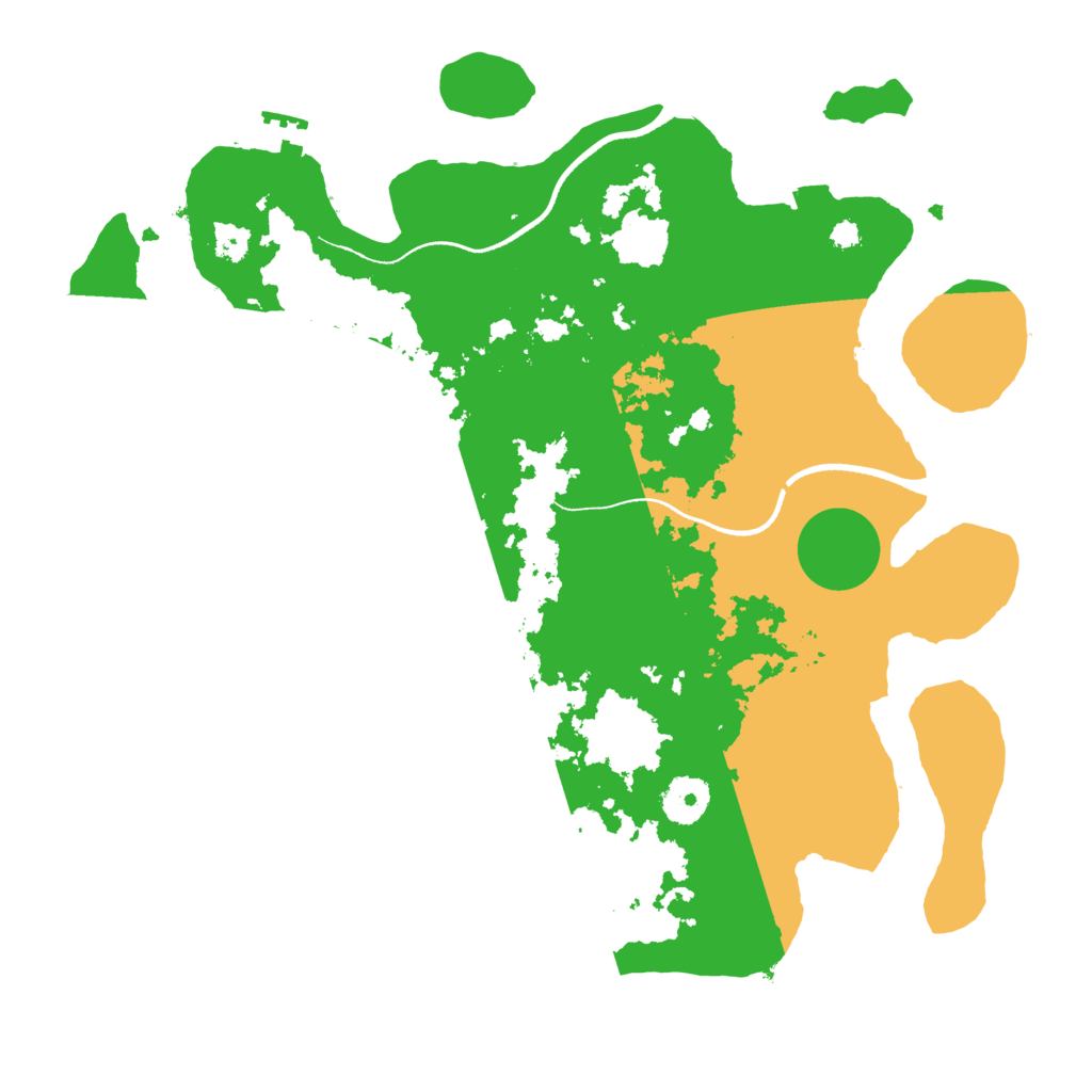 Biome Rust Map: Procedural Map, Size: 3500, Seed: 1475825349