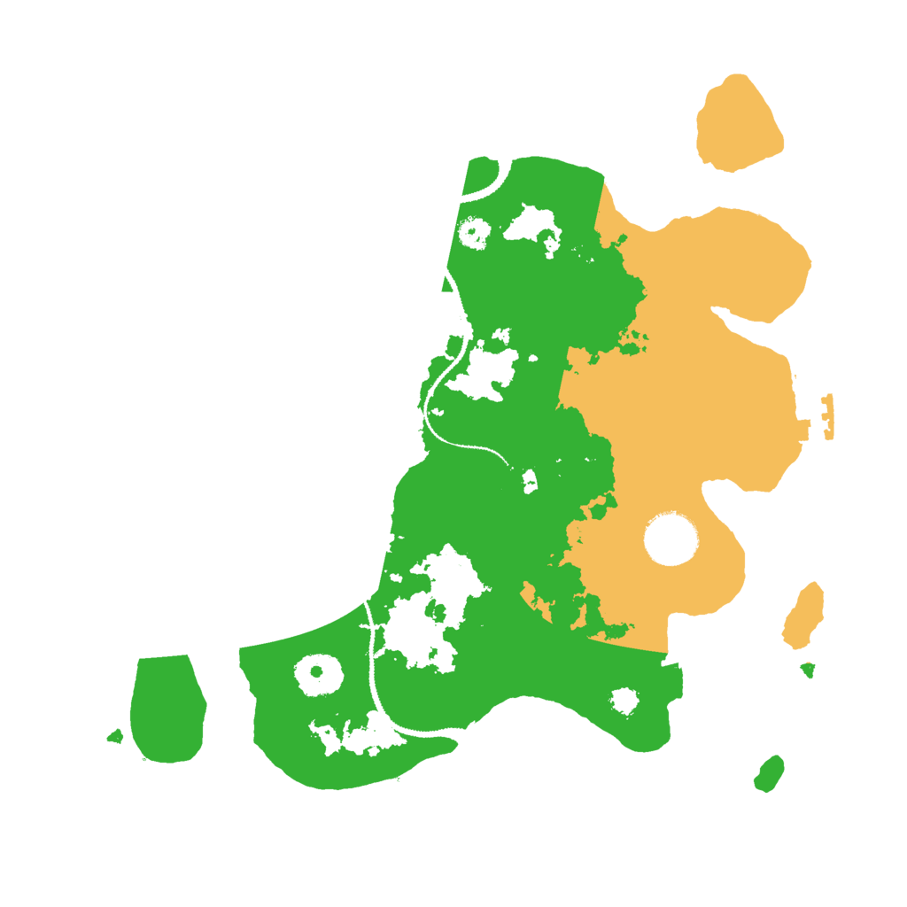 Biome Rust Map: Procedural Map, Size: 3000, Seed: 259033032