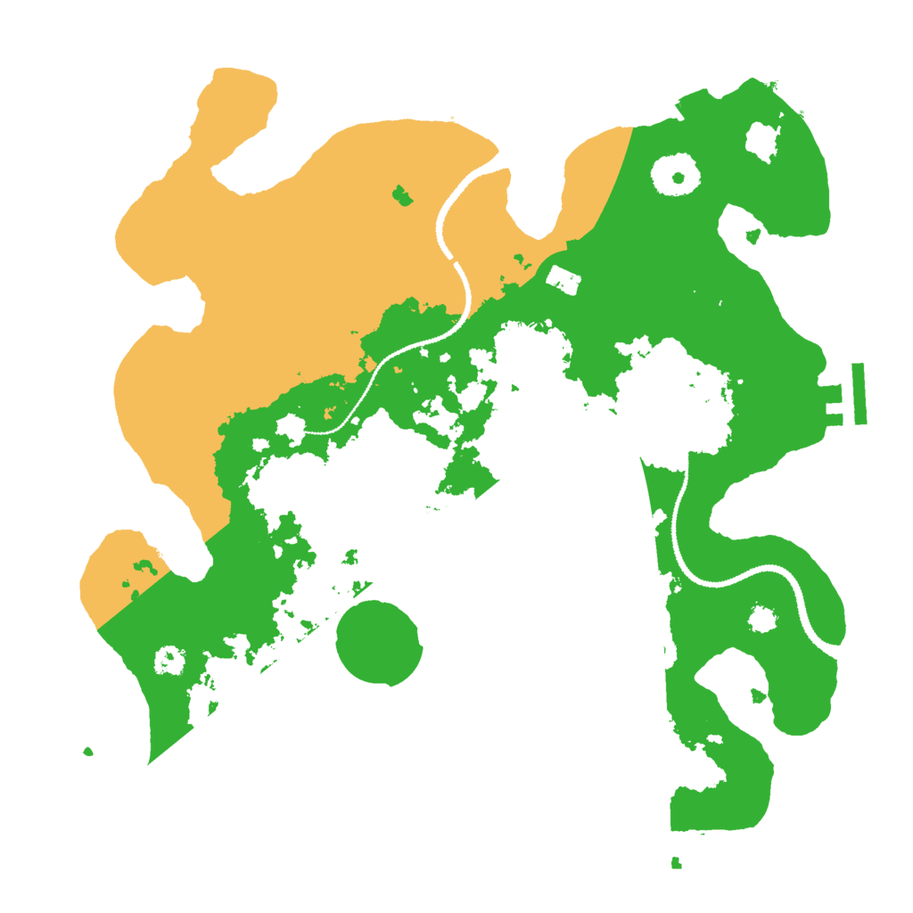 Biome Rust Map: Procedural Map, Size: 3000, Seed: 22004