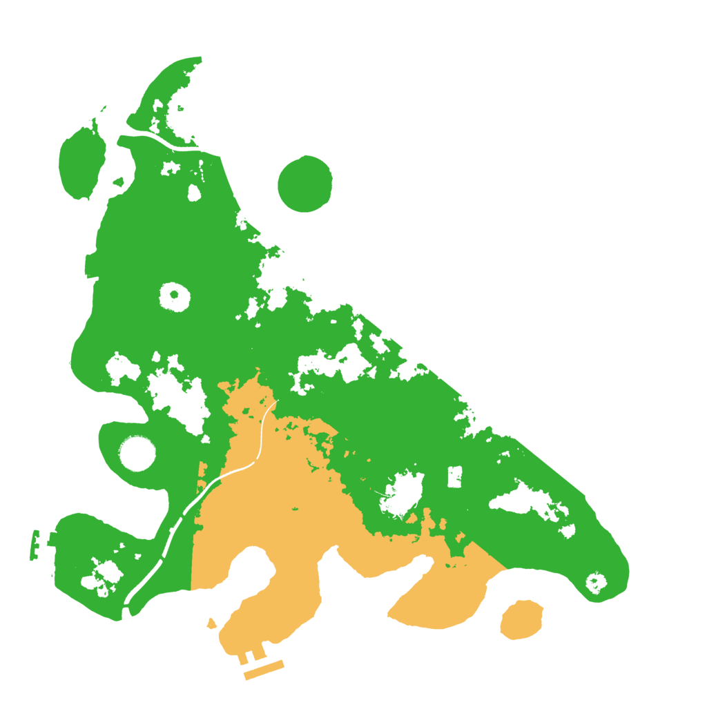 Biome Rust Map: Procedural Map, Size: 3500, Seed: 5546725