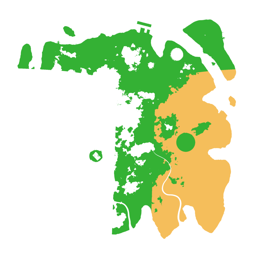 Biome Rust Map: Procedural Map, Size: 3600, Seed: 234497434